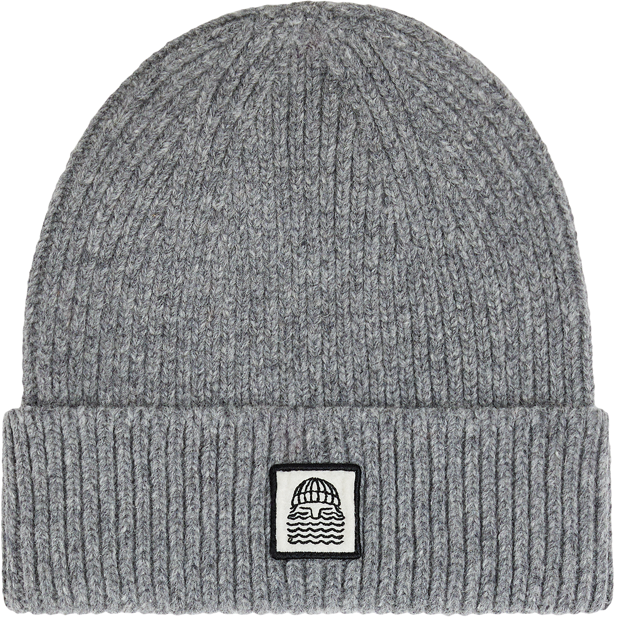 Bask In The Sun To The Sea Beanie Grey Unisex hellgrau